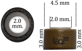 Microring siliconen 4.5*2.5*3.0 mm.