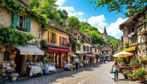 Nein das ist nicht in spanien dieses dorf in den pyrenees atlantiques ist der einzige ort an dem der beruehmte bayonne schinken hergestellt wird