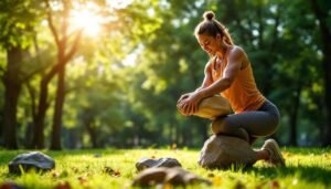 So nutzen sie naturmaterialien wie steine fur ein krafttraining im park kreativ und kostenlos