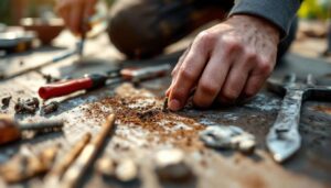 Die Kraft von essig: wie man alte rostige schrauben löst und effektive methoden zur suche findet