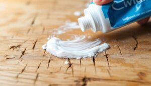 Zahnpasta gegen Kratzer im Holz: Funktioniert der Trick wirklich?