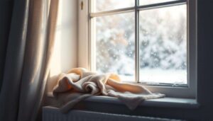 Warum ein feuchtes Tuch vor dem Fenster im Winter Wunder wirkt