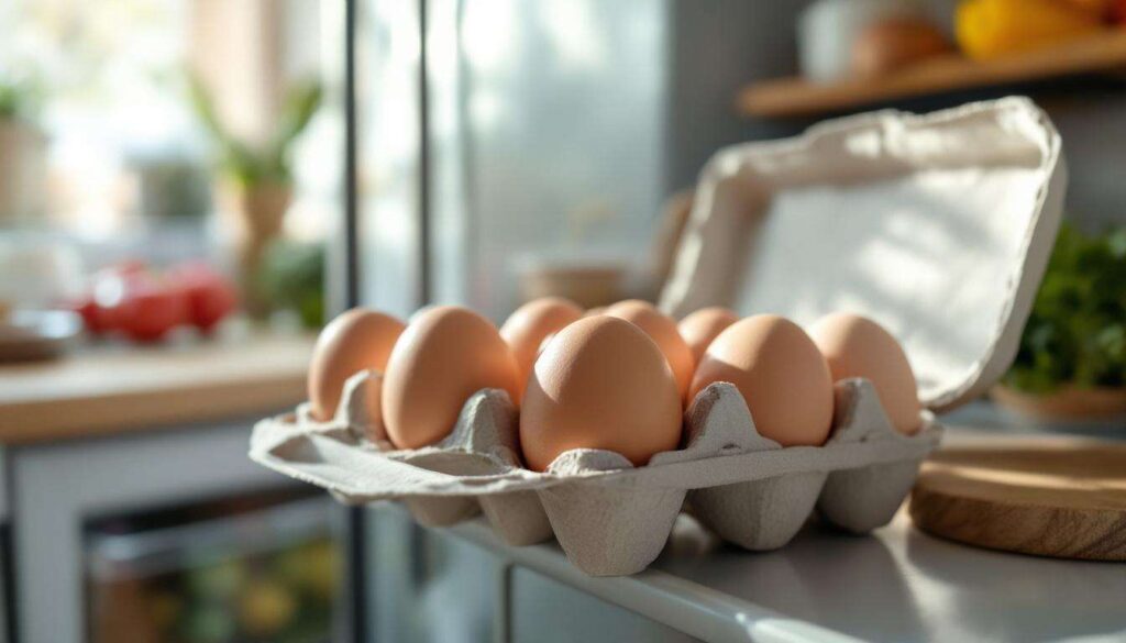 Warum Eier niemals in der Kühlschranktür gelagert werden sollten